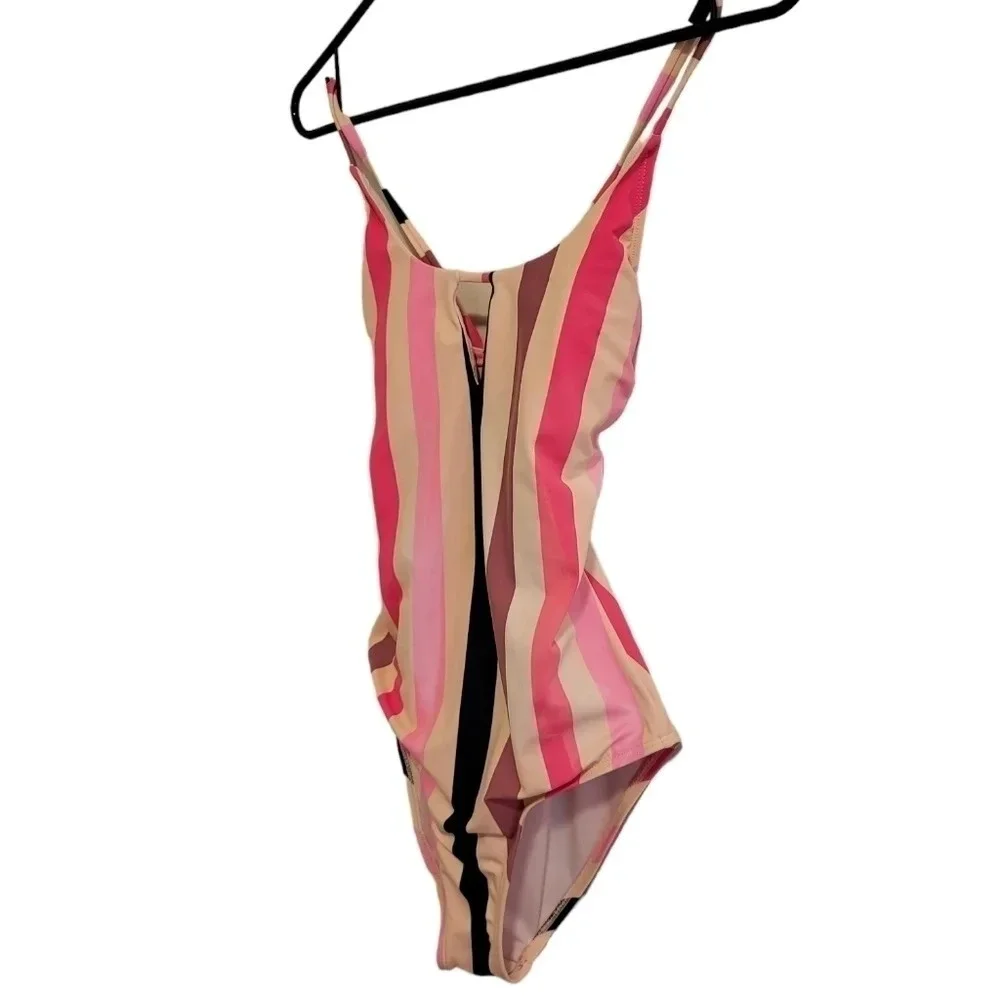 Xhilaration Striped Swimsuit (Size M)